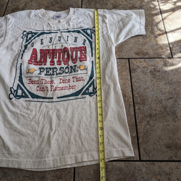 Antique Person Vintage Single Stitch 1993 Men's XL Tee - Picture 2 of 9
